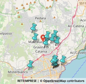 Mappa Via Guglielmo Marconi, 95030 Tremestieri Etneo CT, Italia (3.87933)