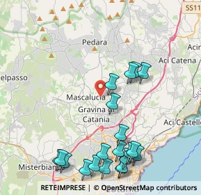 Mappa Via Guglielmo Marconi, 95030 Tremestieri Etneo CT, Italia (5.6045)