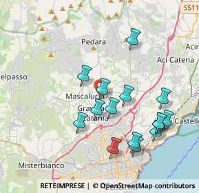 Mappa Via Guglielmo Marconi, 95030 Tremestieri Etneo CT, Italia (4.32867)