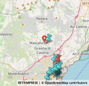 Mappa Via Guglielmo Marconi, 95030 Tremestieri Etneo CT, Italia (6.05714)