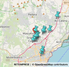Mappa Via Guglielmo Marconi, 95037 Tremestieri Etneo CT, Italia (2.99636)