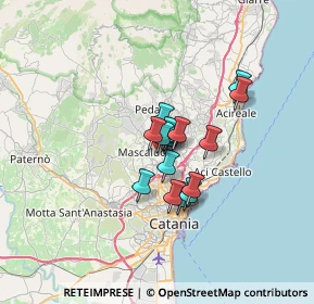 Mappa Via Guglielmo Marconi, 95030 Tremestieri Etneo CT, Italia (4.45813)