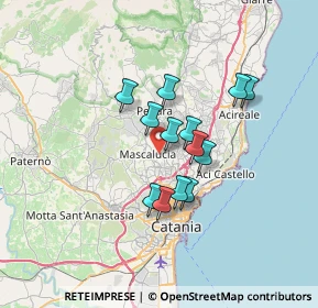 Mappa Via Guglielmo Marconi, 95030 Tremestieri Etneo CT, Italia (5.62923)