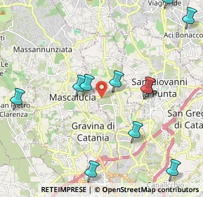 Mappa Via Guglielmo Marconi, 95030 Tremestieri Etneo CT, Italia (2.72636)