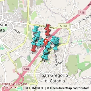 Mappa Via Luigi Pirandello, 95027 San Gregorio di Catania CT, Italia (0.28846)