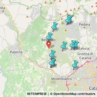 Mappa Contrada Davara, 95032 Belpasso CT, Italia (4.18364)