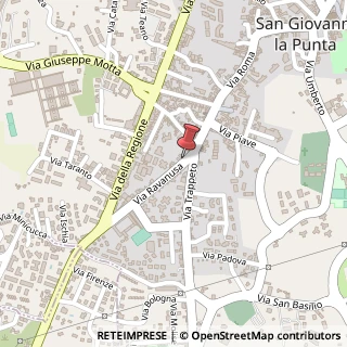 Mappa Via Antonio Rosa Brustolo, 3, 95037 San Giovanni la Punta, Catania (Sicilia)