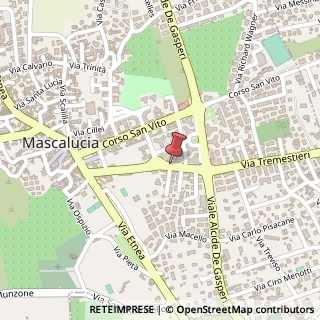 Mappa Via Tremestieri, 11, 95030 Mascalucia CT, Italia, 95030 Mascalucia, Catania (Sicilia)