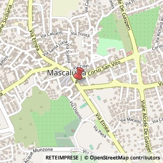 Mappa Via Etnea, 69, 95030 Mascalucia, Catania (Sicilia)
