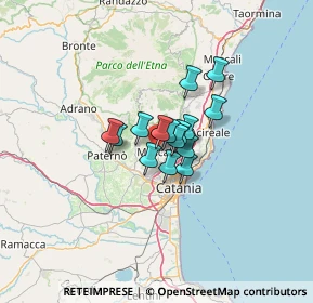 Mappa Via F. Timpanaro, 95030 San Pietro Clarenza CT, Italia (7.70867)