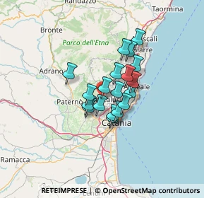 Mappa Via F. Timpanaro, 95030 San Pietro Clarenza CT, Italia (9.58789)