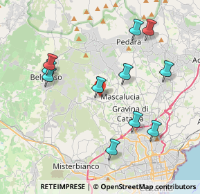 Mappa Via F. Timpanaro, 95030 San Pietro Clarenza CT, Italia (4.62818)