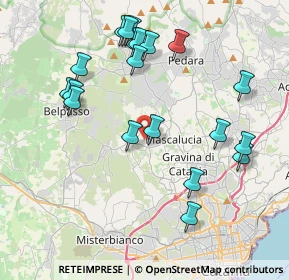 Mappa Via F. Timpanaro, 95030 San Pietro Clarenza CT, Italia (4.7915)