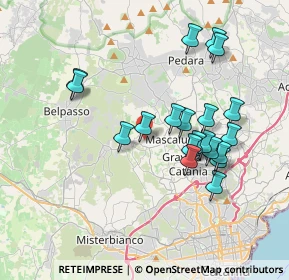 Mappa Via F. Timpanaro, 95030 San Pietro Clarenza CT, Italia (3.983)