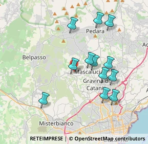 Mappa Via F. Timpanaro, 95030 San Pietro Clarenza CT, Italia (4.10083)