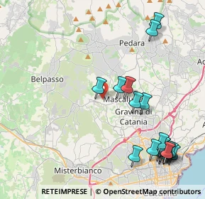 Mappa Via F. Timpanaro, 95030 San Pietro Clarenza CT, Italia (5.866)