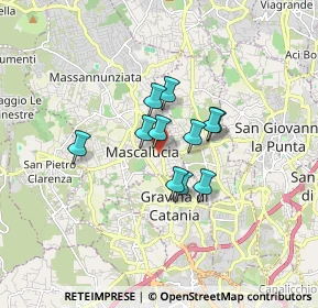 Mappa Viale S. Francesco, 95030 Mascalucia CT, Italia (1.22273)