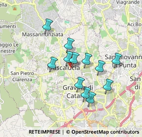 Mappa Viale S. Francesco, 95030 Mascalucia CT, Italia (1.63167)