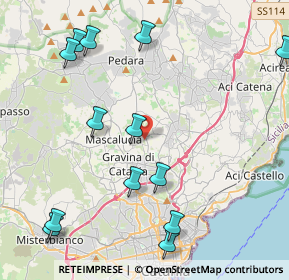 Mappa Via Cristoforo Colombo, 95030 Tremestieri Etneo CT, Italia (5.82308)