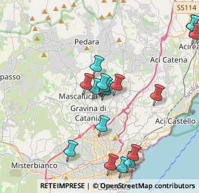 Mappa Via Cristoforo Colombo, 95030 Tremestieri Etneo CT, Italia (4.55765)