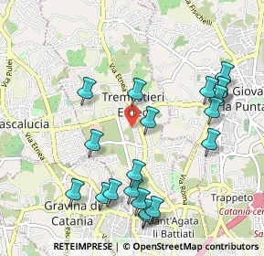 Mappa Via Cristoforo Colombo, 95030 Tremestieri Etneo CT, Italia (1.267)