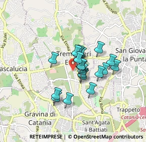 Mappa Via Cristoforo Colombo, 95030 Tremestieri Etneo CT, Italia (0.6395)