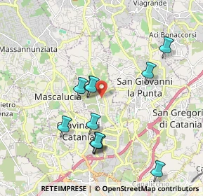 Mappa Via Cristoforo Colombo, 95030 Tremestieri Etneo CT, Italia (2.11273)
