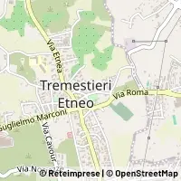 Hartă Tremestieri Etneo