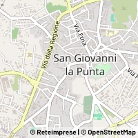Karte San Giovanni la Punta