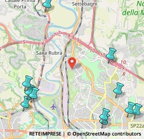 Mappa Via Pieve a Nievole, 00138 Roma RM, Italia (3.41727)