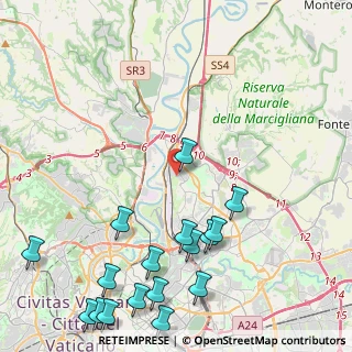 Mappa Via Pieve a Nievole, 00138 Roma RM, Italia (6.21059)