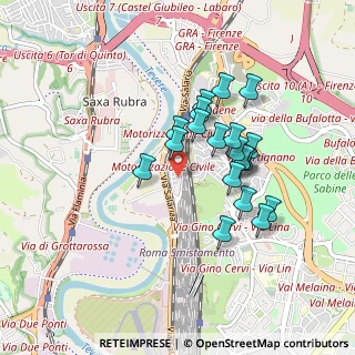 Mappa Via San Pietro Parenzo, 00138 Roma RM, Italia (0.7785)