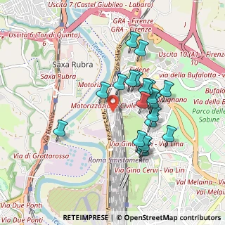 Mappa Via San Pietro Parenzo, 00138 Roma RM, Italia (0.8485)