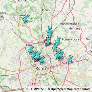 Mappa Via San Pietro Parenzo, 00138 Roma RM, Italia (6.38389)
