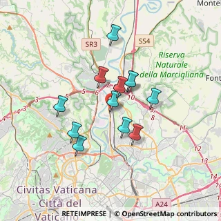 Mappa Via San Pietro Parenzo, 00138 Roma RM, Italia (2.9475)