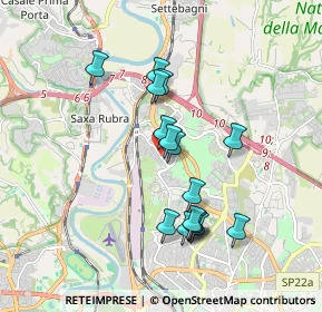 Mappa Piazza dei Vocazionisti, 00138 Roma RM, Italia (1.7225)
