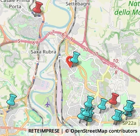 Mappa Piazza dei Vocazionisti, 00138 Roma RM, Italia (3.49133)