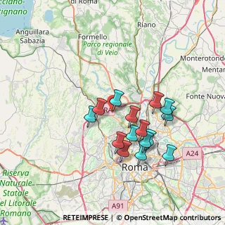 Mappa Via Montefiascone, 00189 Roma RM, Italia (6.76267)