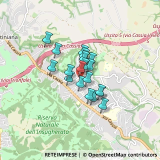 Mappa Via Montefiascone, 00189 Roma RM, Italia (0.5705)