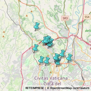 Mappa Via Montefiascone, 00189 Roma RM, Italia (2.82571)