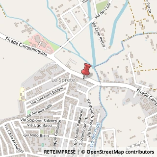 Mappa Via Campolimpido, 17, 00010 Fonte Nuova, Roma (Lazio)