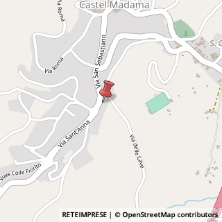 Mappa Via San Sebastiano, 141, 00024 Castel Madama, Roma (Lazio)