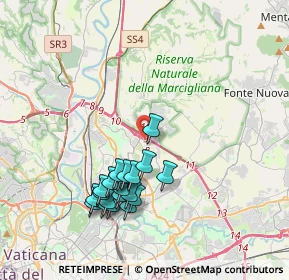 Mappa Via Mildura, 00139 Roma RM, Italia (3.9715)