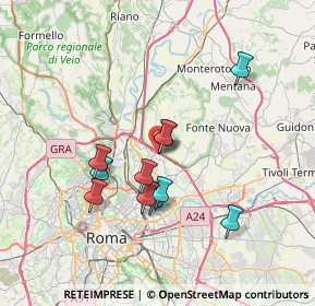 Mappa Via Mildura, 00139 Roma RM, Italia (6.44455)