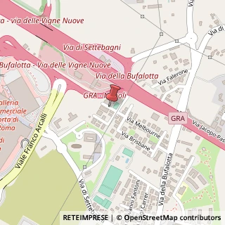 Mappa Via Melbourne, 57, 00139 Roma, Roma (Lazio)