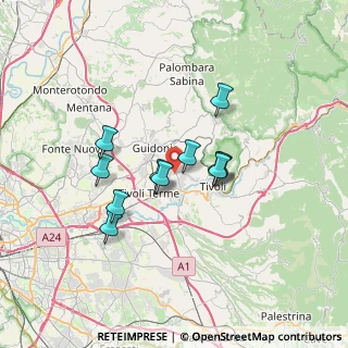 Mappa Via della Campanella, 00012 Villanova RM, Italia (5.63273)