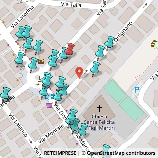 Mappa Via Sansepolcro, 00138 Roma RM, Italia (0.08308)