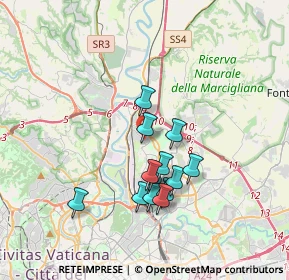 Mappa Via Sansepolcro, 00138 Roma RM, Italia (3.20846)