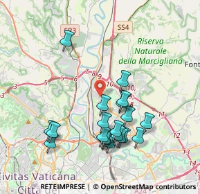 Mappa Via Sansepolcro, 00138 Roma RM, Italia (4.0375)