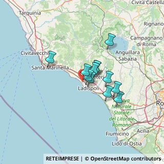 Mappa Viale Mediterraneo, 00052 Cerveteri RM, Italia (9.57333)